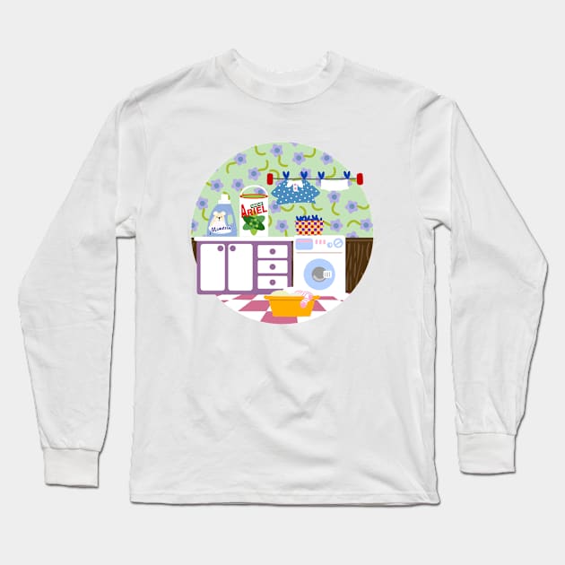 Laundry Long Sleeve T-Shirt by soniapascual